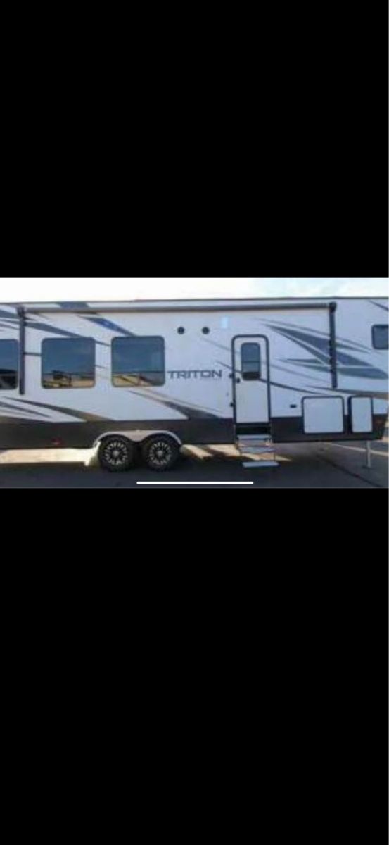 2018 Triton 37ft Toy Hauler Trailer w/ Generator & Auto-Leveling