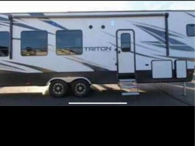 2018 Triton 37ft Toy Hauler Trailer w/ Generator & Auto-Leveling