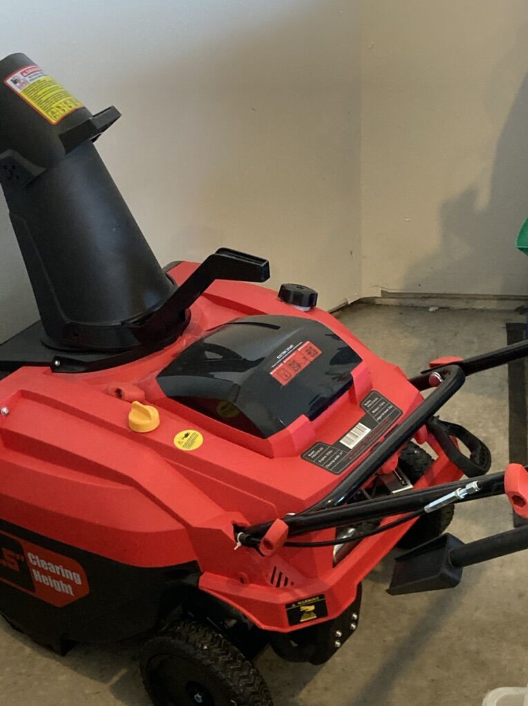 Gas Snowblower With Electric Start