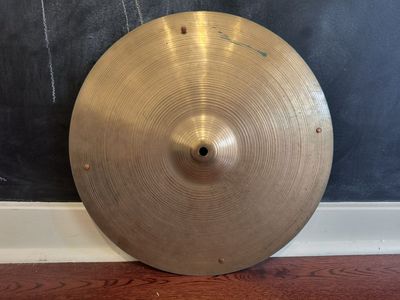Vintage 1960s A Avedis Zildjian 16" Crash Cymbal 1020g