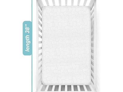 Dream On Me Mini Portable Crib Mattress White 38 x 24 Inches