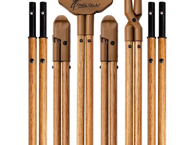 4 Stable Sticks; Ultimate Wood Shooting Sticks