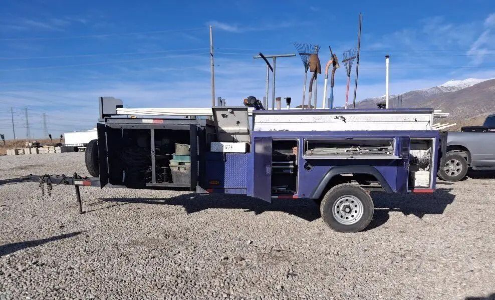 23' Long Sprinkler parts & supply trailer