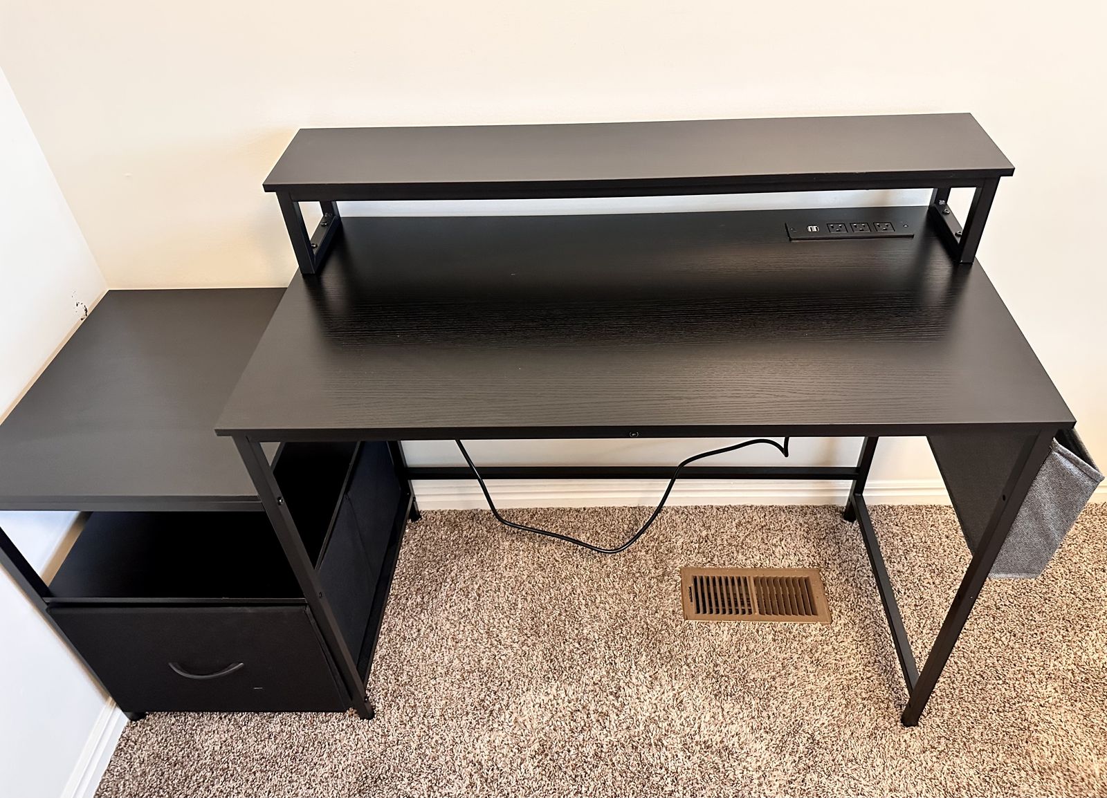 Black Office Desk