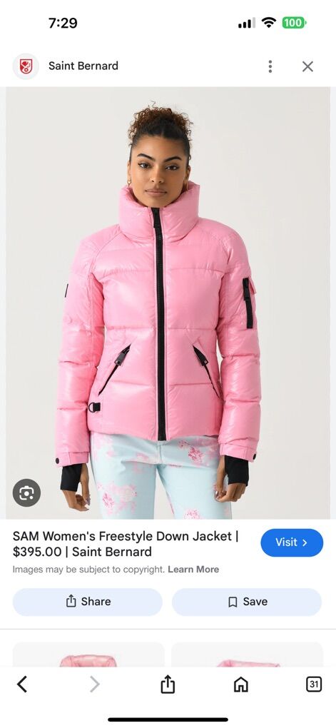 NEW Sam's Womens Freestyle Down Jacket