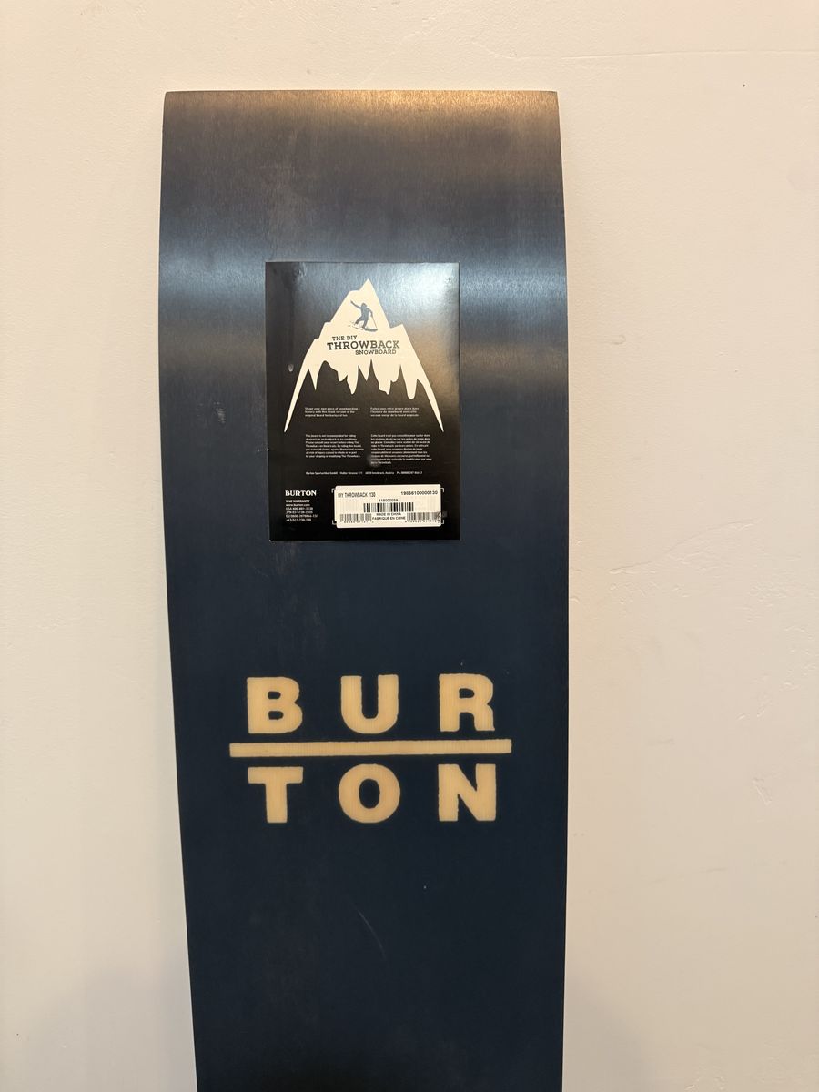 Burton DIY Throwback Snowboard