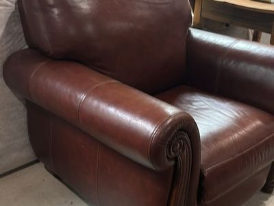 Brown Leather Recliner