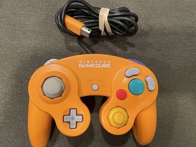 OEM GameCube Wired Controller DOL-003 Spice/Orange