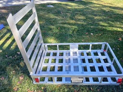 Aluminum Receiver Mount Carrier with Ramp - Carry your Chair - Scooter and More.