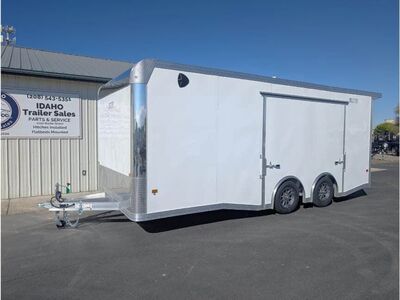2026 E-Z Hauler 8.5x20 Aluminum Enclosed Car Hauler 7K Elite Door