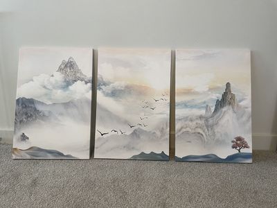 3 piece wall art