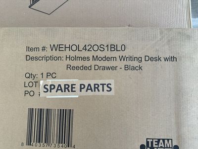 Walker Edison Holmes Modern Reeded Desk #2