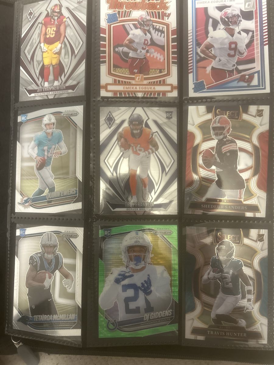 NFL Football Rookie Cards Collection - Panini Prizm/Select, Various Teams/Players - Excellent Condition