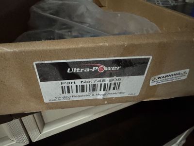 Ultra-Power 748-895 Window Regulator & Motor Assembly for Auto