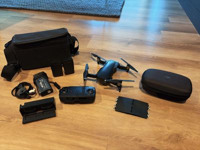 DJI Mavic Air Drone Fly More Combo - Black w/ Controller, 3 Batteries, Charger, Case, Accessories