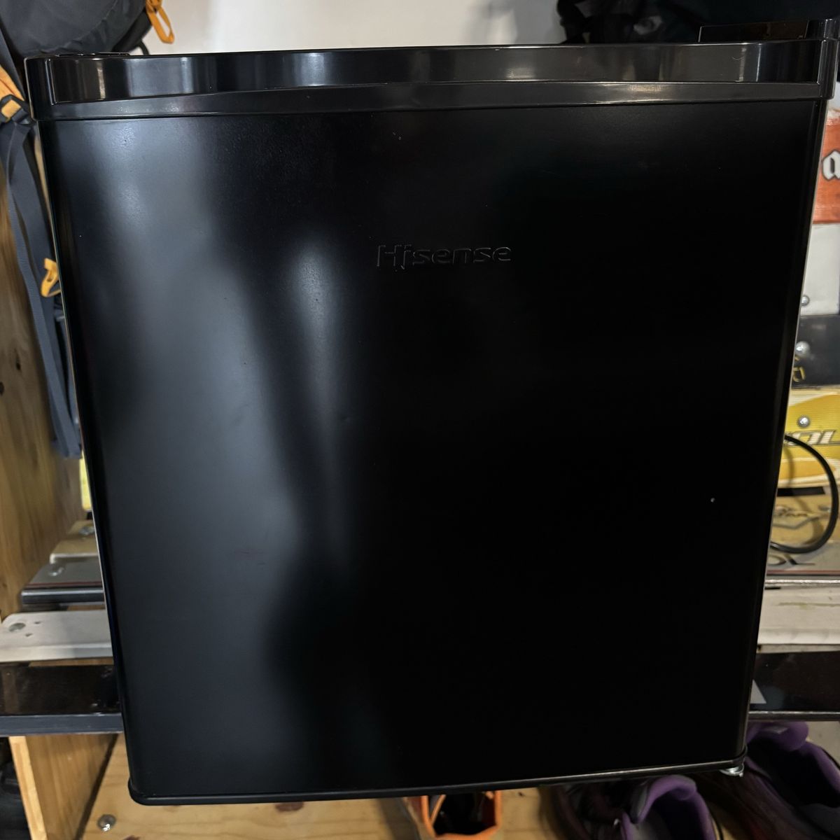 Hisense Compact Mini Fridge Black - Like New!