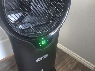 Newair Evaporative Cooler, Portable Air Cooler with Fan & Humidifier, Black, Used