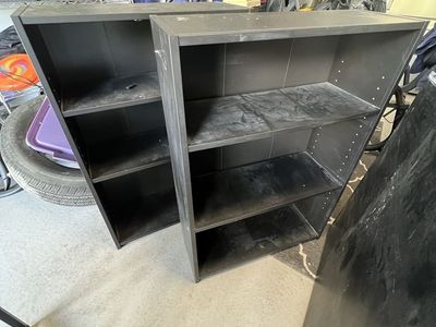 Black Bookshelves