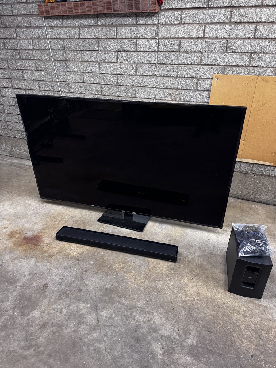 75 inch Samsung TV & Bose Soundbar