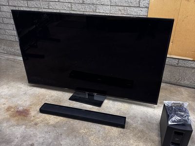 75 inch Samsung TV & Bose Soundbar