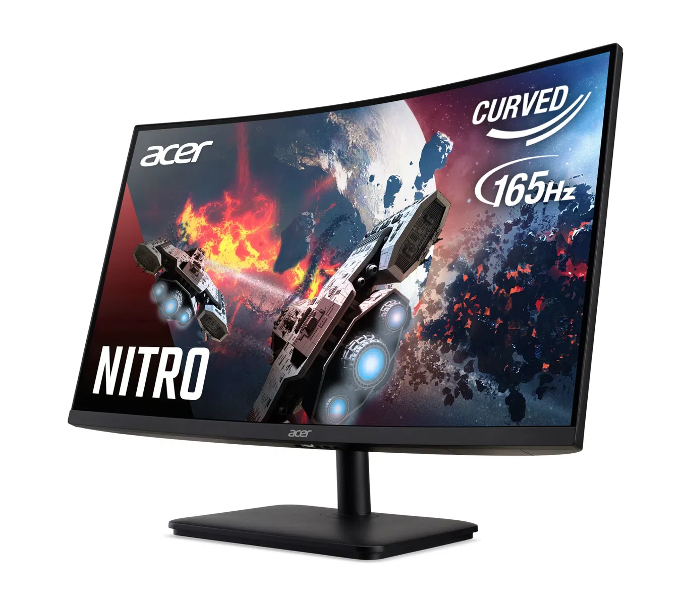Acer ED270R Nitro or LG 27G411A 27" FHD (1920x1080) Curved 165Hz Gaming Monitor, Black, New