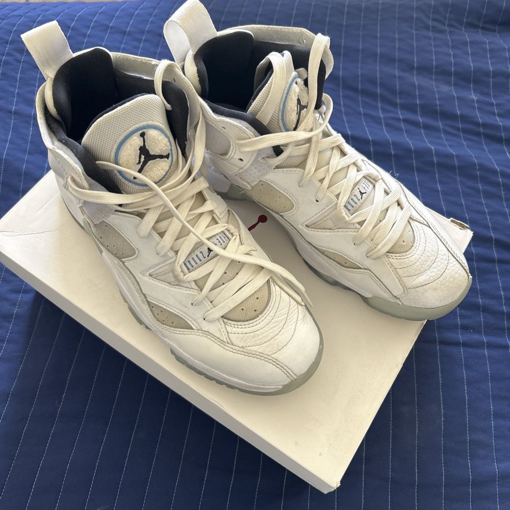 Jordan Jumpman Team Classics White/Blue Sneakers Men's Size 9