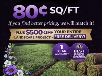 Sod Delivery And Installation!
