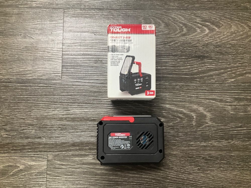 HYPER TOUGH 80069 150-WATT 3-USB POWER INVERTER