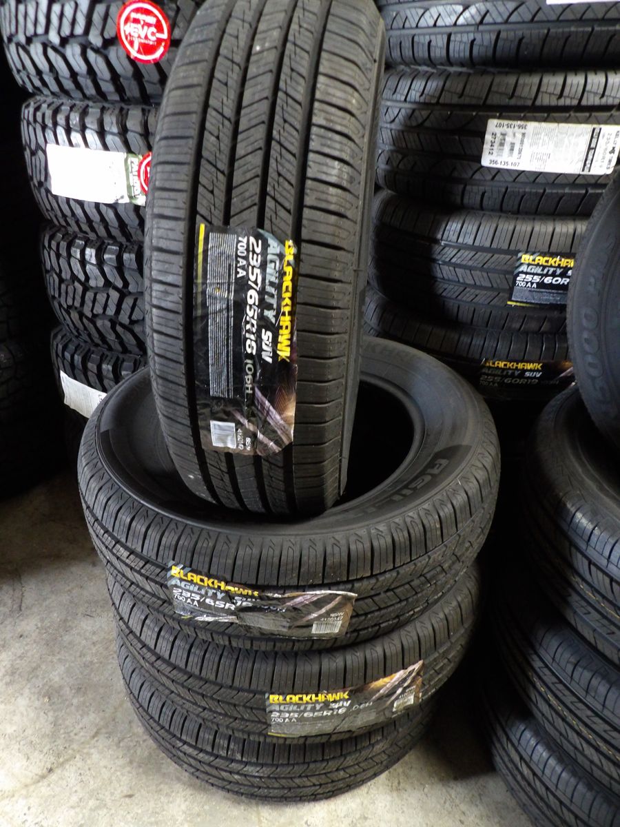 235/65R18 BLACKHAWK AGILITT SUV SET OF NEW TIRES
