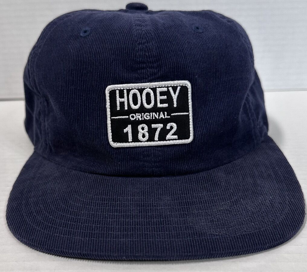 Hooey Original Patch Logo Corduroy Adjustable Hat