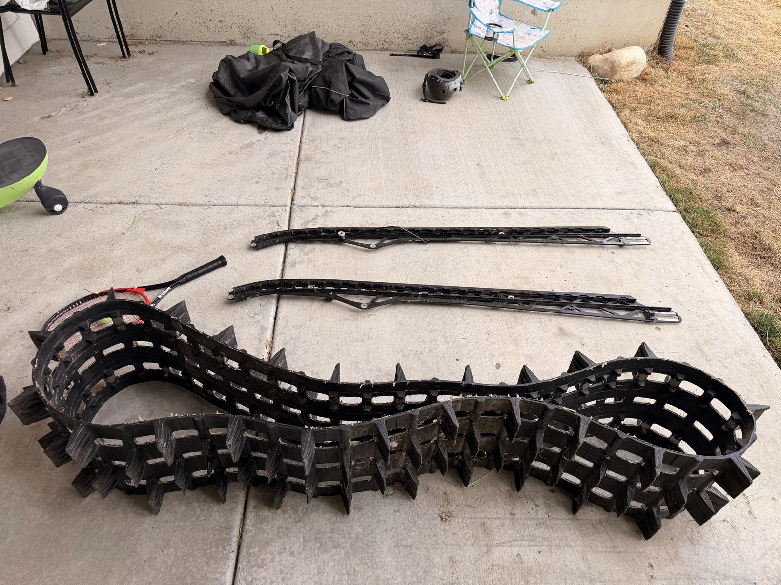 165” series 8 Polaris, track and rails