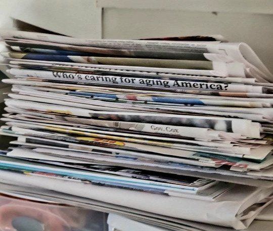 Assorted Newspapers - Daily/Weekly Publications for Packing, Crafts, or Reading