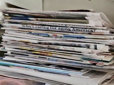Assorted Newspapers - Daily/Weekly Publications for Packing, Crafts, or Reading