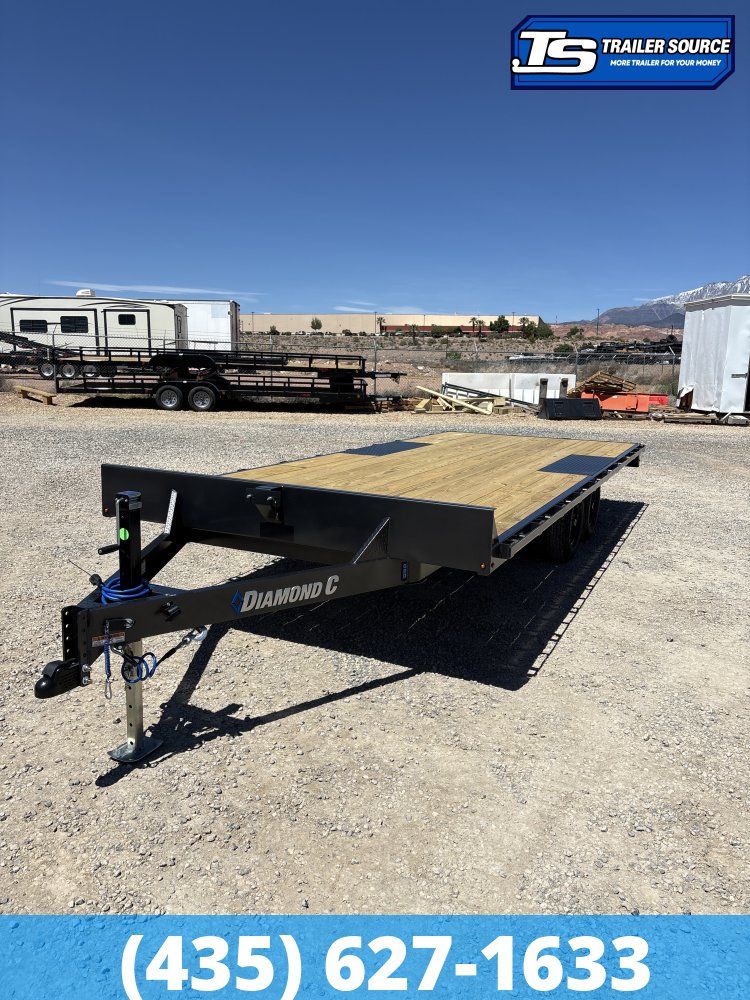 8.5x20 Diamond C GDD 206 Deckover Equipment Trailer - 10K GVWR -