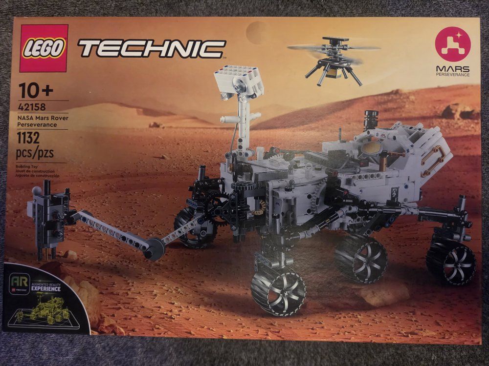 LEGO Technic 42158 NASA Mars Rover Perseverance - 1132 Pcs Building Toy with AR Experience