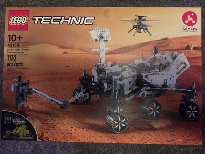 LEGO Technic 42158 NASA Mars Rover Perseverance - 1132 Pcs Building Toy with AR Experience