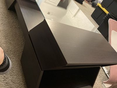 Coffee table dark brown(like new)