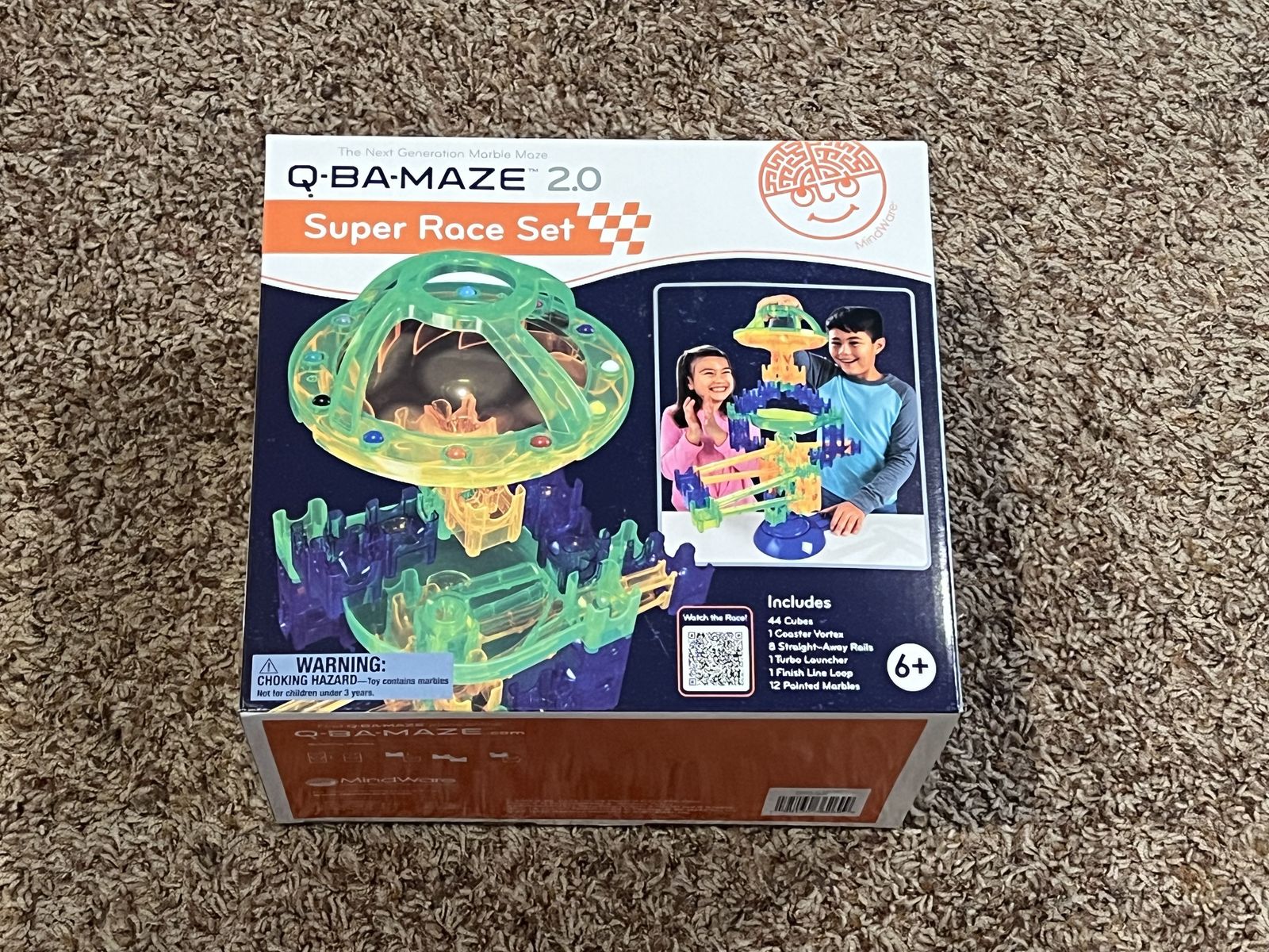 NEW: Qbamaze Super Race Marble Set
