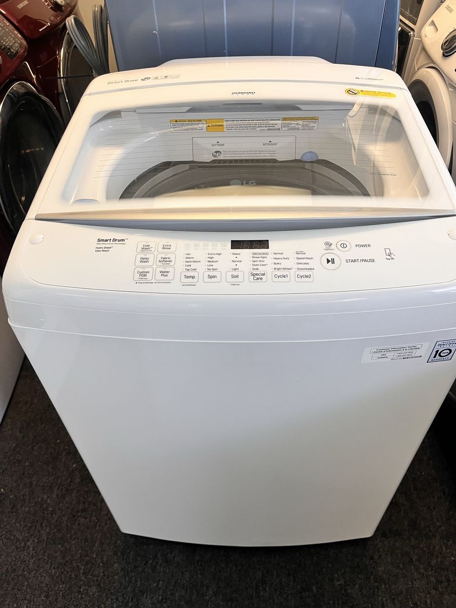 LG super capacity washing machine