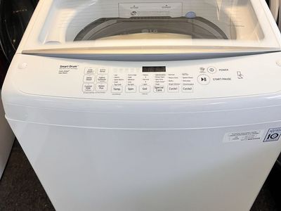 LG super capacity washing machine