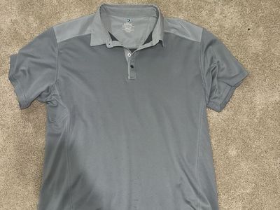 KUHL Shadow Polo Shirt Men's XL Gray Short Sleeve Outdoor Casual
