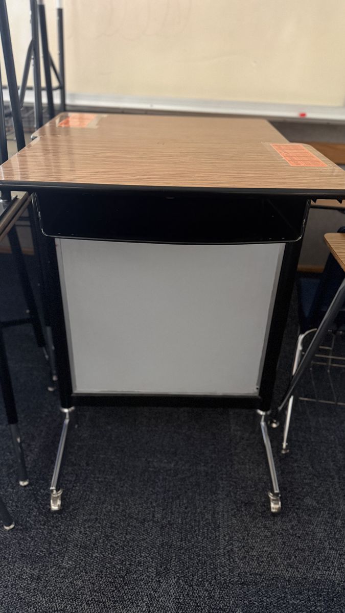 Standing Desks/Rolling Podiums- Used by Skyline High Seminary - Must Go by 3 pm on 7/14/26