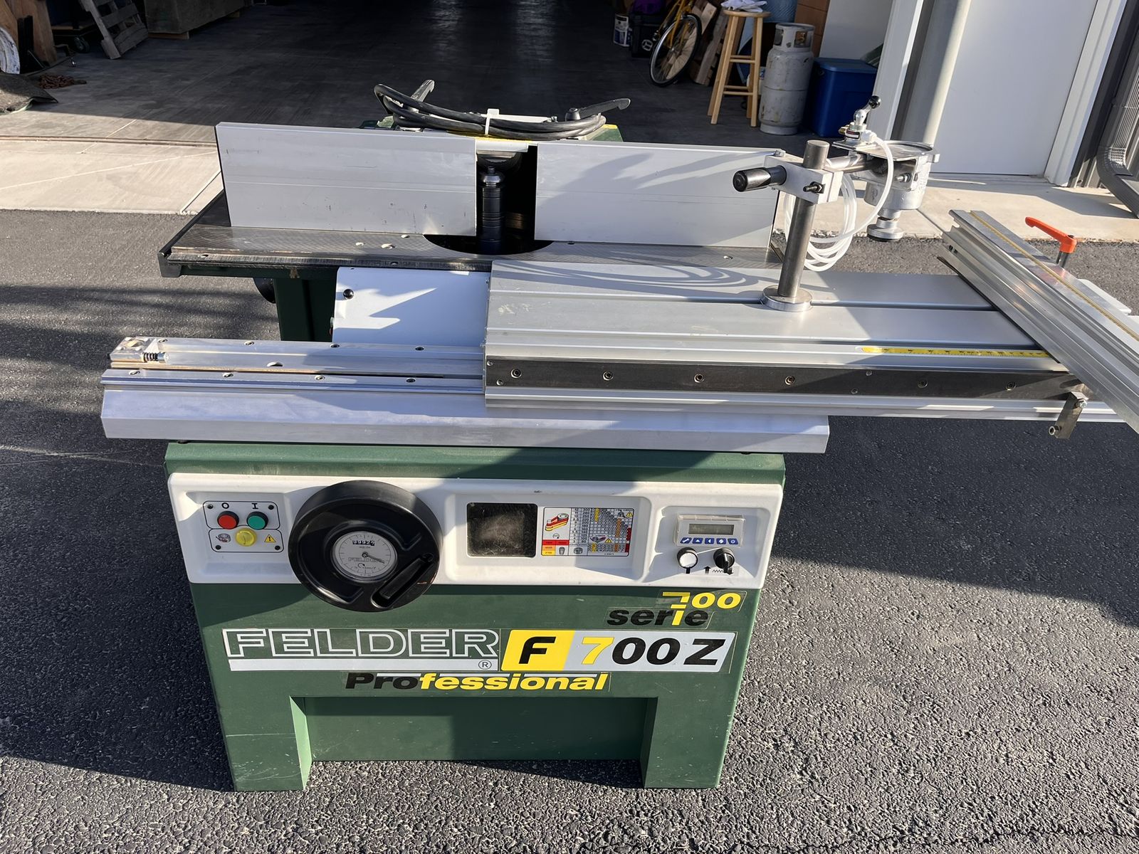 Wood Shaper Felder F 700Z Pro, Sliding Table, Tiling Spindle Shaper