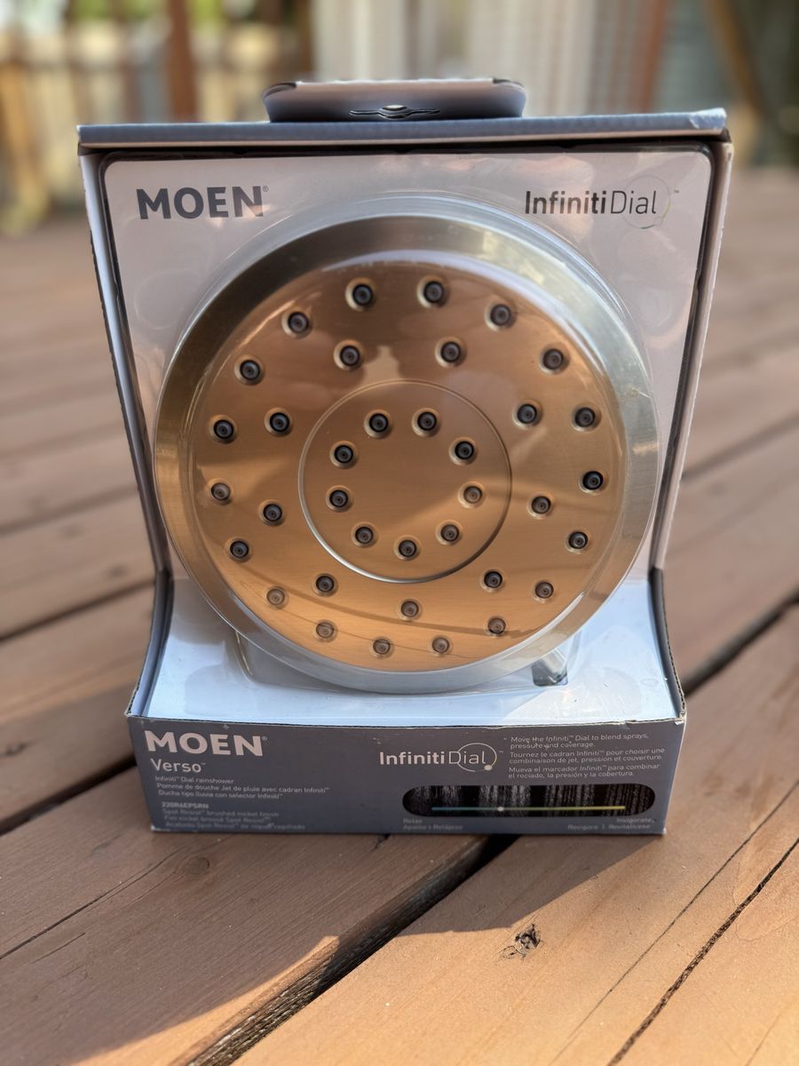 Moen InfinitiDial Verso Brushed Gold Shower Head - 220M2EPBN