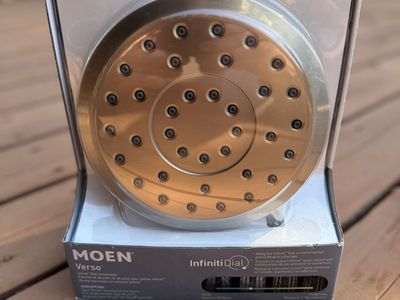 Moen InfinitiDial Verso Brushed Gold Shower Head - 220M2EPBN