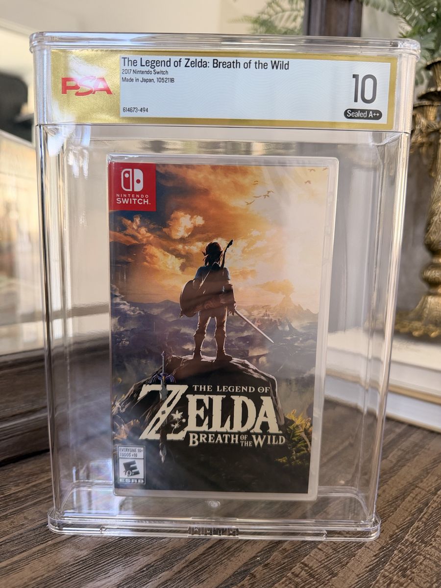 PSA 10 Sealed A++ The Legend of Zelda: Breath of the Wild Nintendo Switch