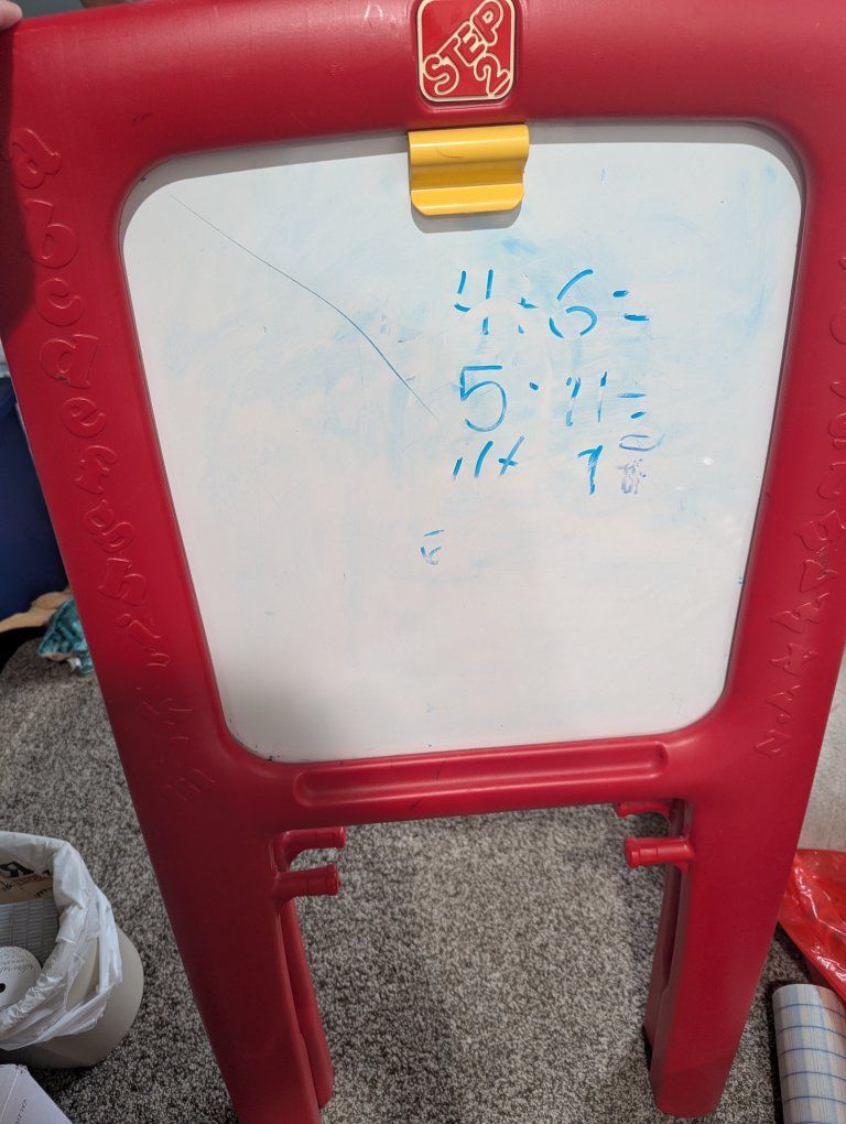 Step2 Two-Sided Kids Easel Whiteboard and Chalkboard