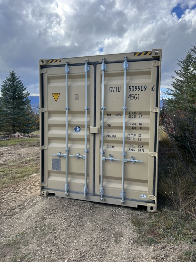 New 40' Conex 1-trip Shipping Container
