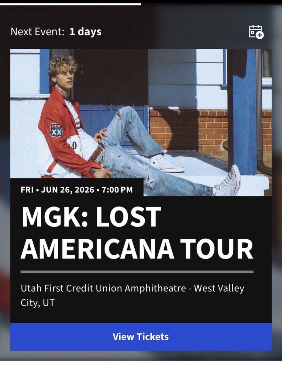 MGK VIP PIT TICKET – FRONT OF THE STAGE!