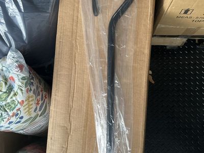 Offset Adjustable Aluminum Cane - Black Mobility Aid